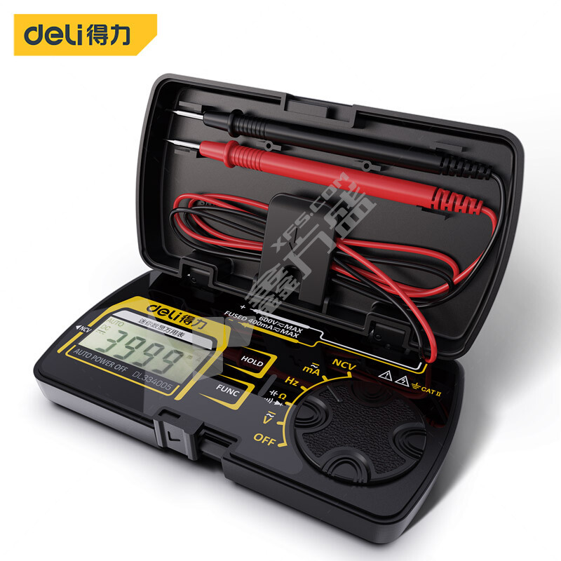 得力deli 迷你数显万用表 DL334005 DL334005