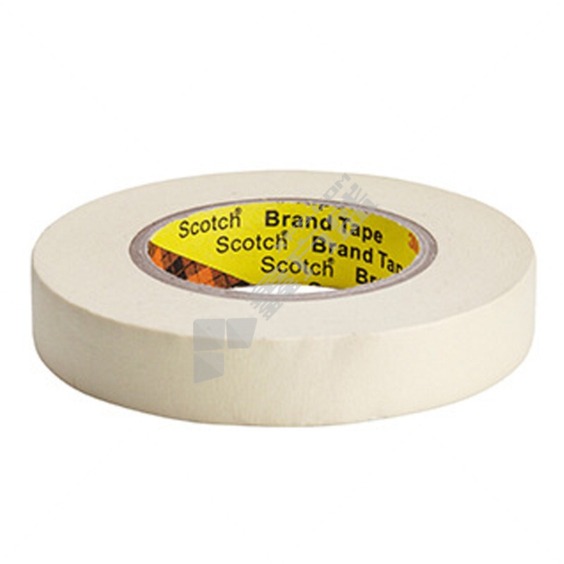 3M耐高温美纹纸遮蔽胶带 2308 25mm*50m 米黄色