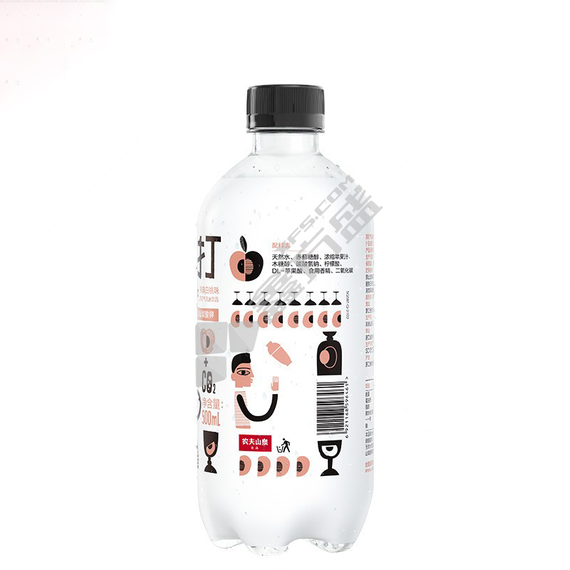 农夫山泉 零糖气泡水白桃味