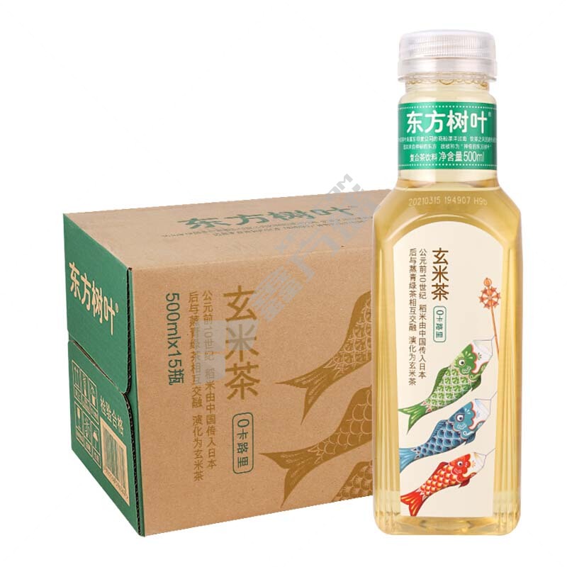 农夫山泉 东方树叶玄米 500ml 玄米 15瓶/箱
