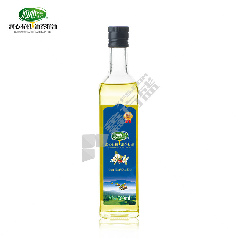 润心 有机油茶籽油 500ml 500ML