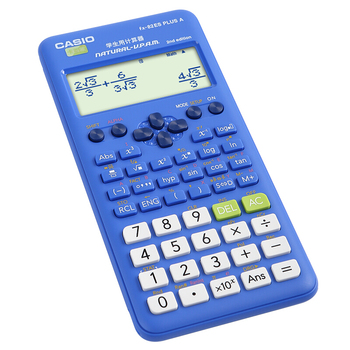 卡西欧 FX-82ESPLSA2 函数科学计算器 10+2位双行数显 不支持语音功能 睿蓝