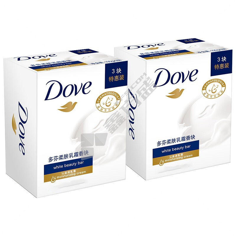 多芬Dove 柔肤乳霜香块新 柔肤乳霜 (3+1)*100g