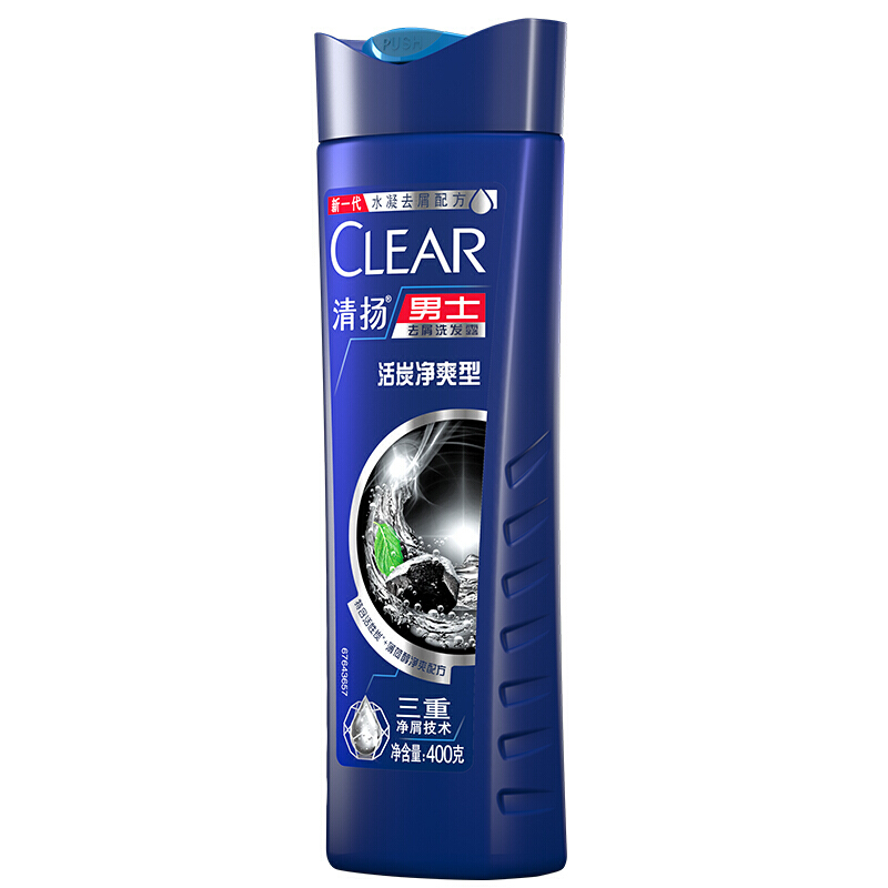 清扬CLEAR 男士去屑洗发露活炭净爽型400g 蓝瓶多少钱】400g/蓝瓶-鑫方盛