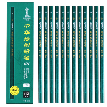 中华 绘图铅笔 101-B 101-B 2H 177mm