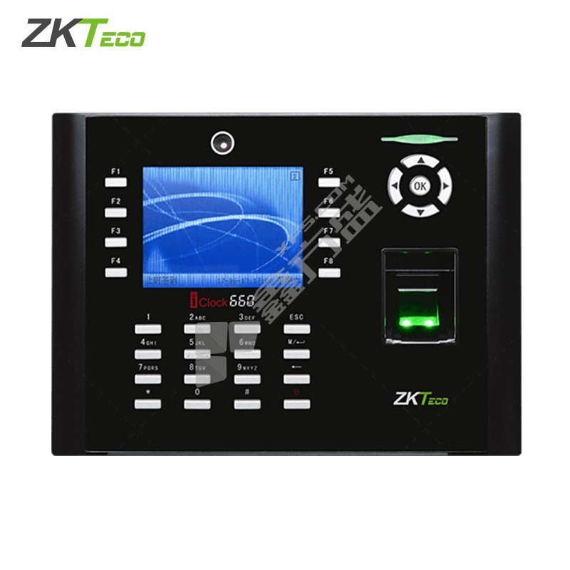 中控智慧(ZKTeco) 熵基科技iClock660 黑  ICLOCK660