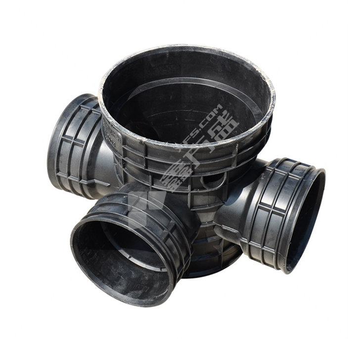 Wenyuan plastic inspection well flow trough tee well seat sewage