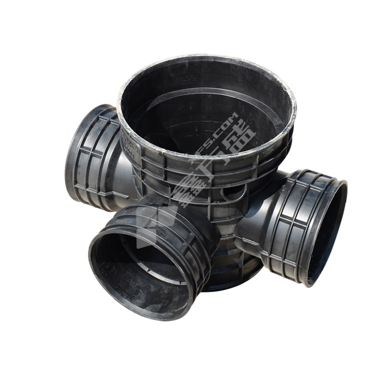 文远 塑料检查井沉泥式三通井座 雨水