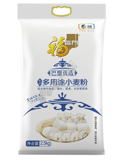 中粮福临门巴盟优选多用途小麦粉 净含量：2.5kg