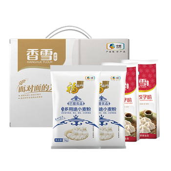 中粮香雪面对面面粉礼盒 净含量：4kg