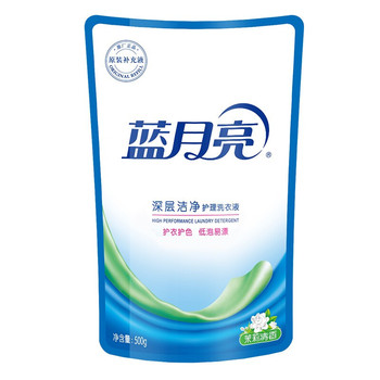 蓝月亮 茉莉清香洁净洗衣液 500g 袋装