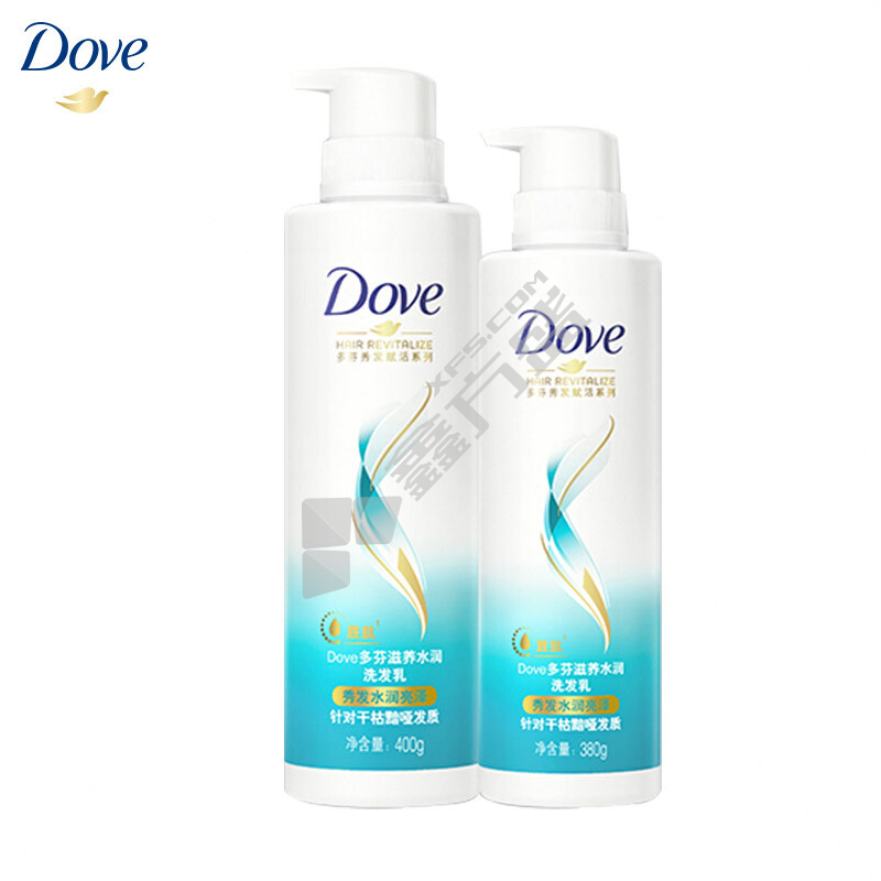 多芬Dove 滋养水润洗发乳套装 滋养水润 (400+380)g