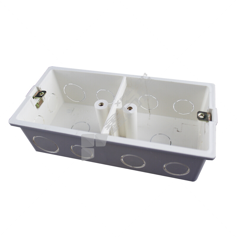 日丰 暗装双底开关盒 纯塑 Ⅲ