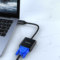 胜为 HDM转VGA高清视频转换器 HV-702  HDMI（公）/VGA（母）黑色 线长210mm