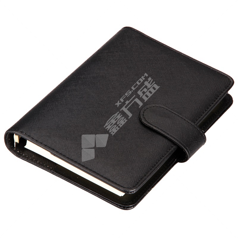 得力deli 3152活页记事本 黑色 48K 100页 3152