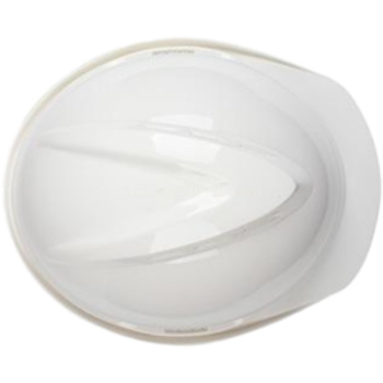 梅思安 ABS 一指键标准型安全帽配尼龙PVC国标C型下颌带 10146512 V型 白色