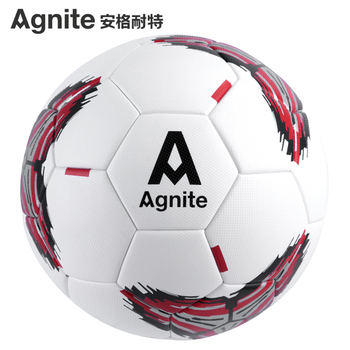 得力deli 安格耐特F1227 5号PU高弹足球 F1227 白+红