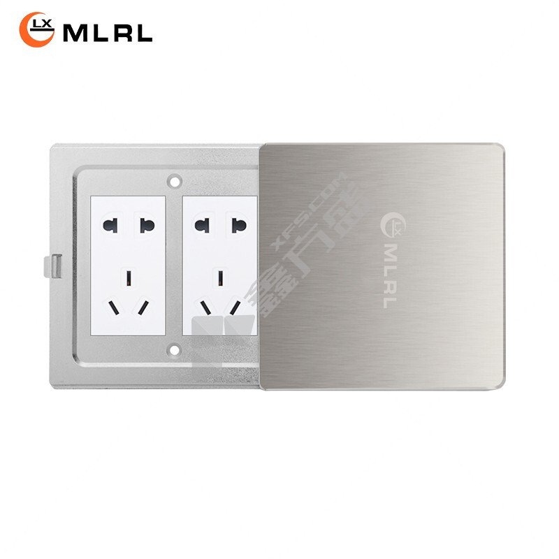 梅兰日兰 LXDC-123T不锈钢不锈钢面板插座（