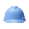 梅思安 ABS 超爱戴标准型安全帽 配尼龙 D型下颌带 10166899 V型 蓝色