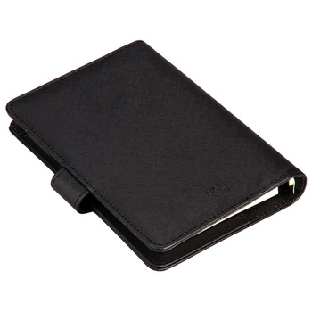 得力deli 3152活页记事本 黑色 48K 100页 3152