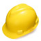 梅思安 ABS 一指键标准型安全帽 配尼龙PVC D型下颌带 10146502 V型 橙色