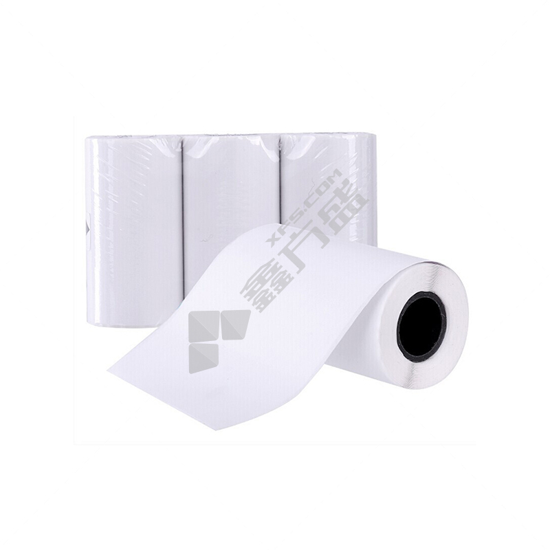 得力 XH03 热敏不干胶打印纸 55mm*30mm*3.5m 单联 3卷/盒