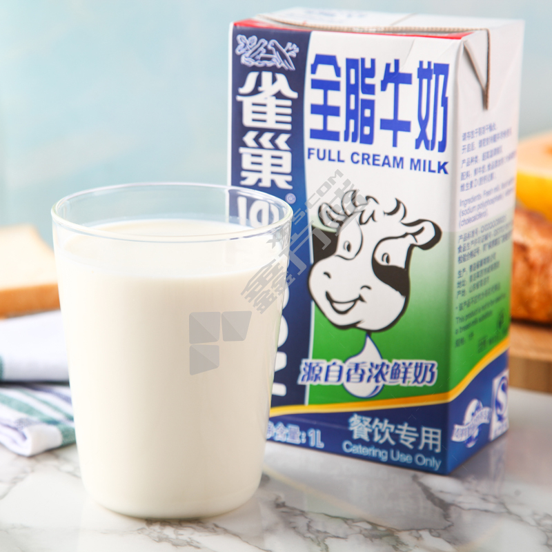 雀巢 全脂牛奶 1L 1L/盒 12盒/箱