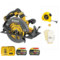 得伟DEWALT 锂电无刷184mm电圆锯DCS578X2-A9 60V 2x9.0Ah 套装