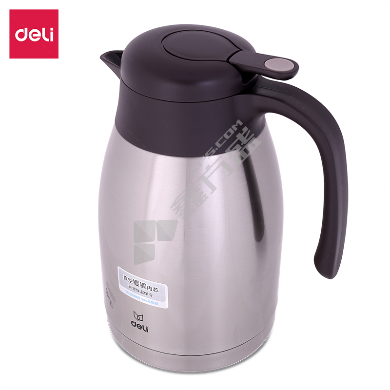 得力 17754不锈钢真空保温壶 1.5L 17754