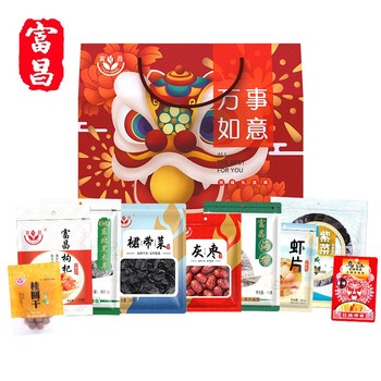 富昌万事如意祥云大礼包 1238g 内含9款产品