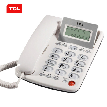 TCL 办公电话机HCD868-202 白色 HCD868-202 TSD 白色