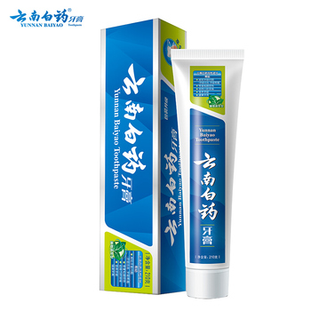云南白药 薄荷清爽型牙膏 210g 薄荷