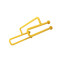 瑞沃 小便器扶手V-H600U V-H600U黄色 304不锈钢-ABS材质 尺寸60*60*28cm