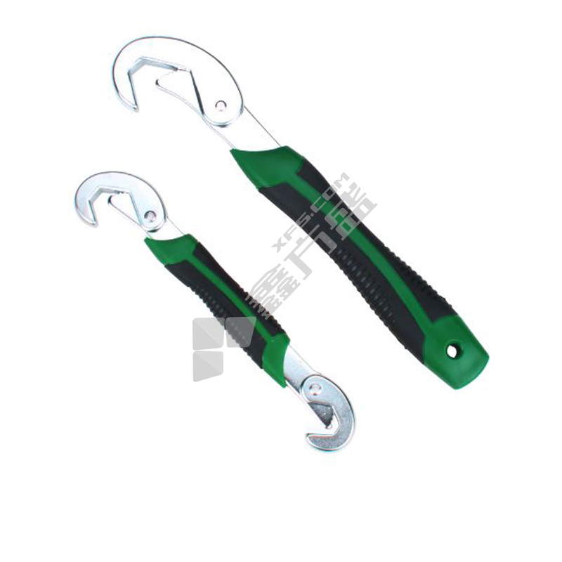 长鹿双色柄万能扳手组套（三头） 9~32mm 2件套