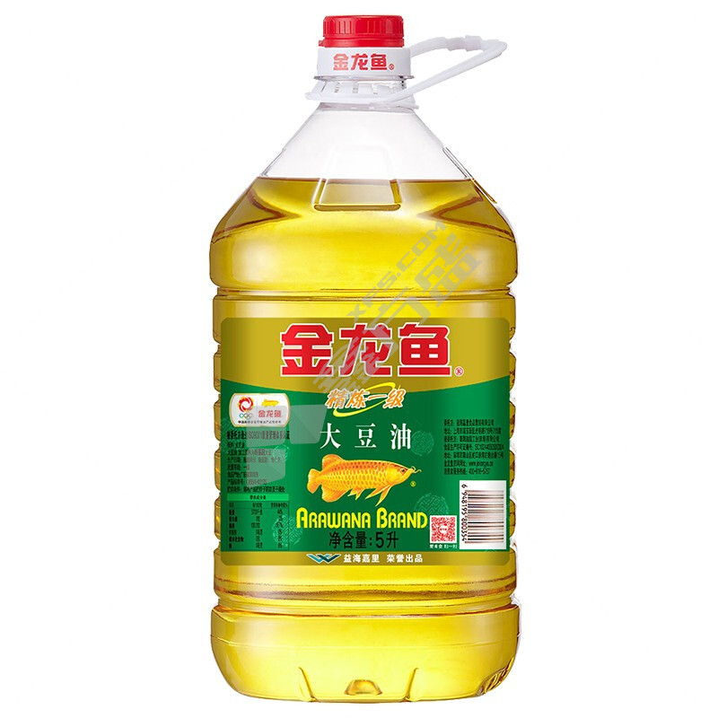 金龙鱼 一级大豆油 5L*4桶