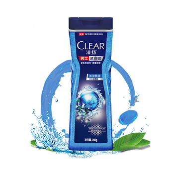 清扬 男士平衡控油沐浴露冰凉酷爽 200g