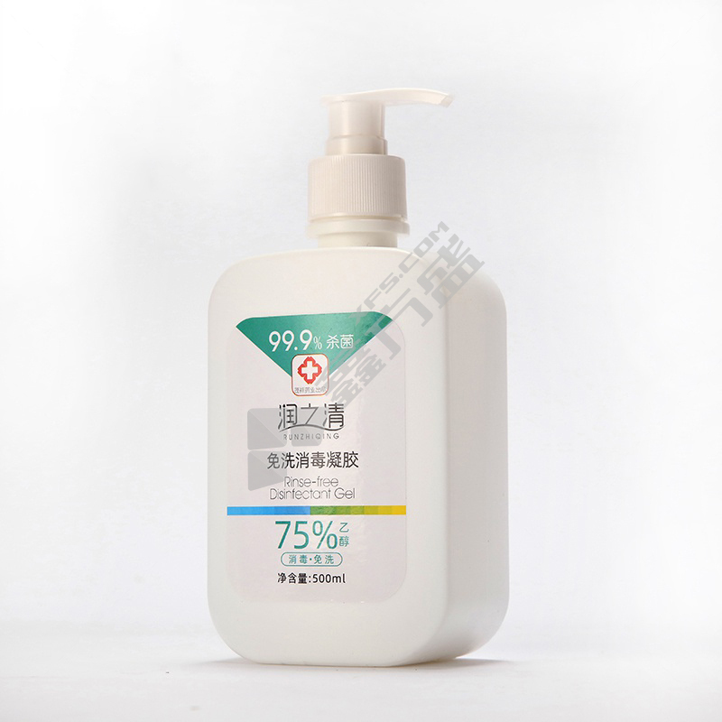 润之清 免洗消毒凝胶瓶装 500ml