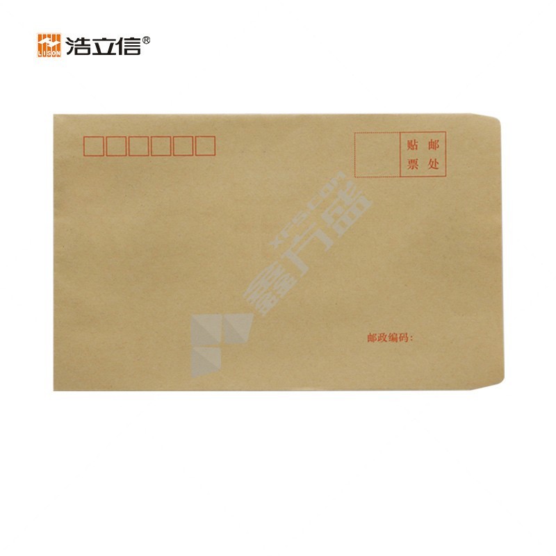 浩立信 1518 3号牛皮纸信封 175*120mm 米黄色 100个/包 1518