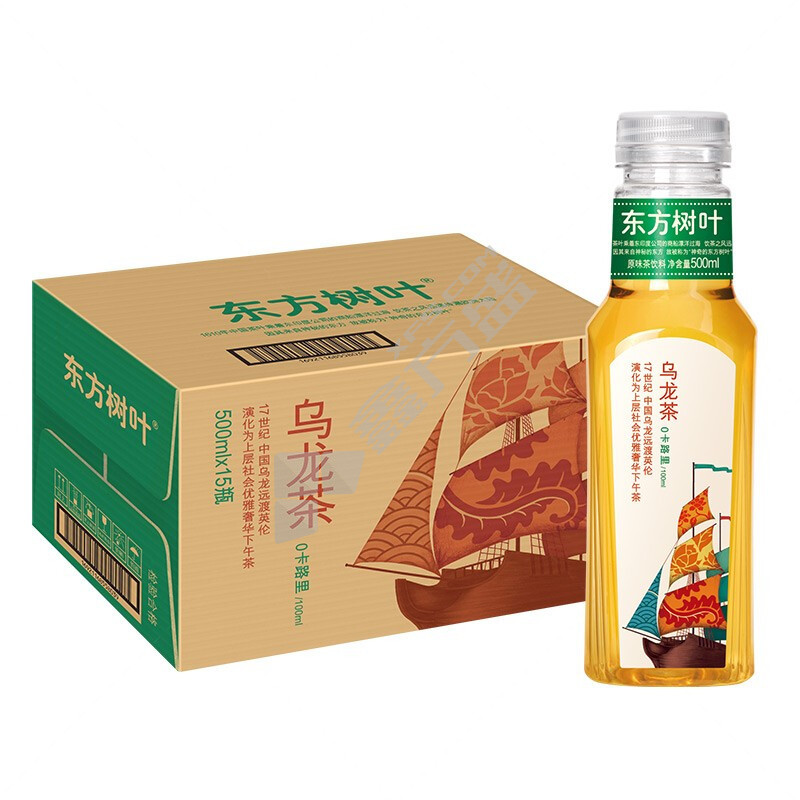 农夫山泉 东方树叶乌龙茶 500ml 乌龙茶 15瓶/箱