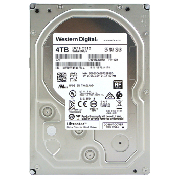 西部数据 HUS726T4TALE6L4 4T硬盘 4T 3.5英寸 企业级硬盘 256MB缓存 7200转 通用 