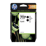 惠普绘图仪墨盒 711B黑色 黑色  3WX02A
