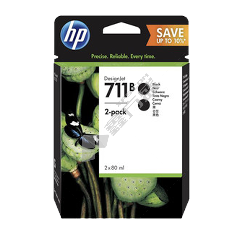 惠普绘图仪墨盒 711B黑色 黑色  3WX02A