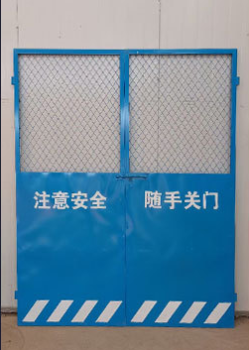 临建施工电梯防护门（上网下板） 1.5m*1.8m 11kg