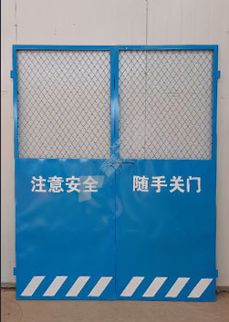 临建施工电梯防护门（上网下板） 1.3m*1.8m 13kg