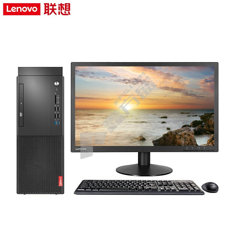 联想Lenovo启天 M428 台式电脑 联想 启天M428主机+B2413显示器(接口HDMI+VGA) 主机+显示器 I5-9500/8G/256G/无光驱/集显/W10/   (定制版)