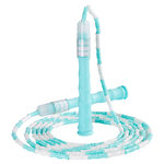 得力deli 安格耐特F4104竹节跳绳 姓名标签款 F4104 蓝 姓名标签款 蓝