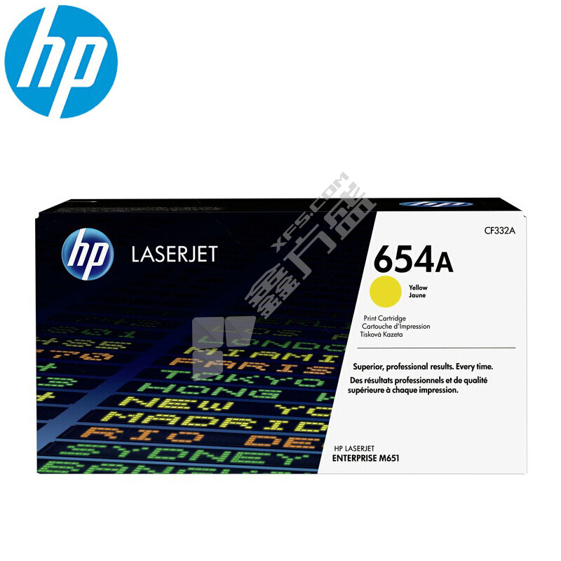 惠普654A系列硒鼓 CF332A 黄