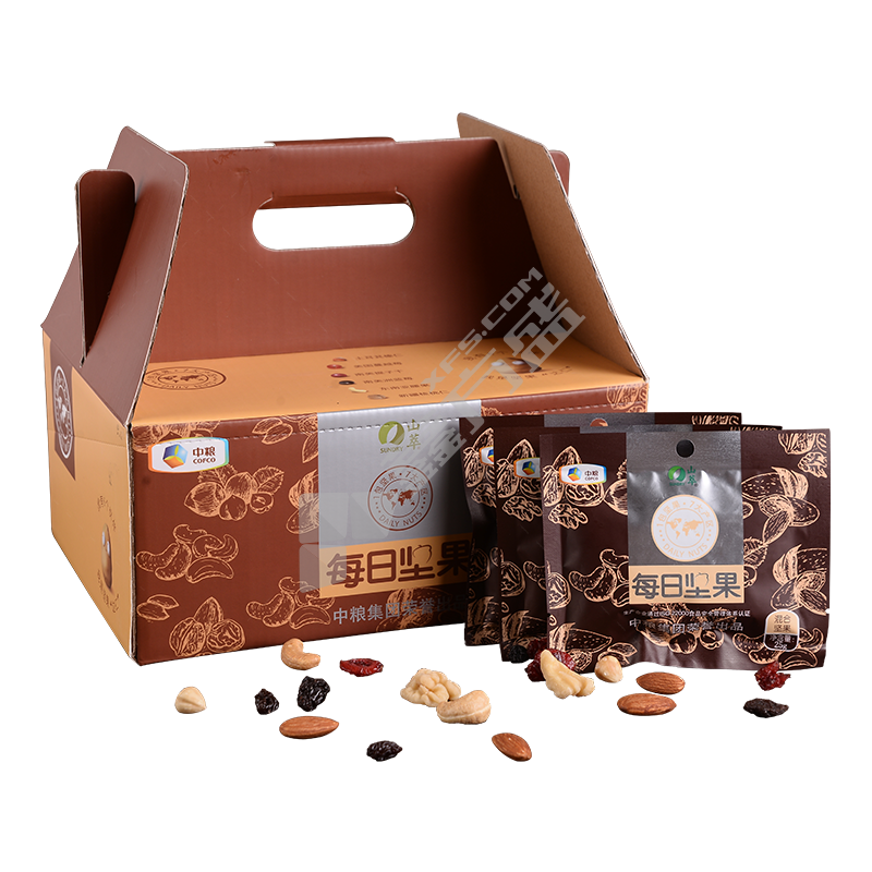 中粮山萃每日坚果礼盒 净含量：750g 内配：25g*30袋