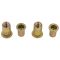 海斯迪克  彩锌铆螺母 平头竖纹拉铆螺母 M12（100个）