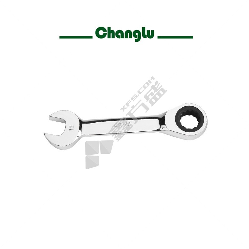 长鹿短柄镜面两用棘轮扳手 8mm 400508